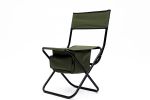 2-piece Folding Outdoor Chair with Storage Bag, Portable Chair for indoor, Outdoor Camping, Picnics and Fishing,Green