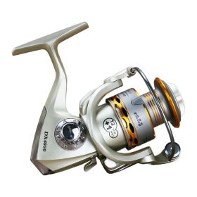 Metal Head Fishing Reel, Fishing Reel, Metal Handle (Option: 6000 model)