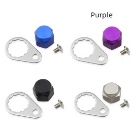 Refitted Parts Fishing Reel Anti-loosening Gasket (Option: Purple-M7 right hand)