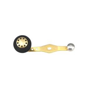 Fishing Reel All-metal Single Rocker Arm (Option: Black Gold)