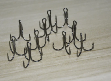 Three Claw Barbed Butterfly False Bait (Option: Black-2numbers-10PCS)