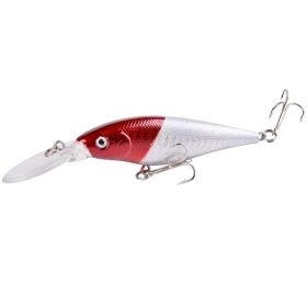 Minnow Fishing Lure 11cm 10g Floating Hard Wobbler Bait (Option: H)