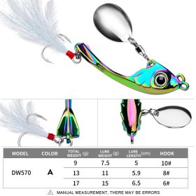 Lure String Moon Spinning Sequins Long-distance Casting (Option: A-17g)