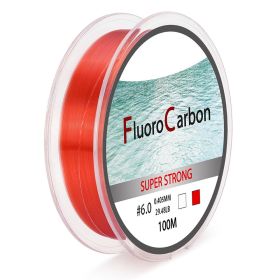 100 Meter Competitive Silk Nylon Fishing Line (Option: Wine Red-1.5)