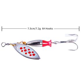 Spinner Spoon Bass Lure Metal Sequins Bait Fishing Lures For Lake Sea Pike Carp (Option: SP155)