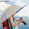 35 Inch Hands Free Foldable Anti UV Adjustable Umbrella Cap Suitable For Fishing Golf Camping Beach Gardening Sun Shade Outdoor