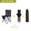 Camping Chair Heavy Duty 600D Portable Folding Chair Outdoor Fishing Hiking US