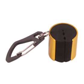 Portable Stream Miniature Retractable Buckle Fly Hanging Rod Device Clamp Rod Artifact (Option: Gold-Rod Hanger)