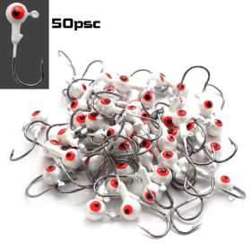 Five Color Fish Hook In Bulk (Option: White-1g-50PCS)